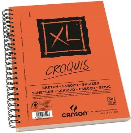 Blok szkicowy XL Croquis A5 60k s Canson