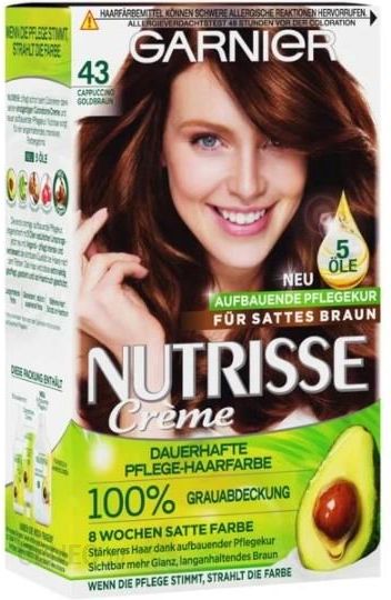 Garnier Nutrisse Farba do włosów 43 Capuccino Goldbraun - Opinie i ceny na