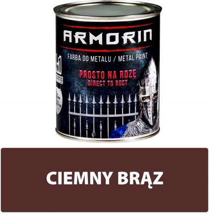 Armorin Farba Do Metalu 4W1 - Ciemny Brąz - 0,75L 5906725245601