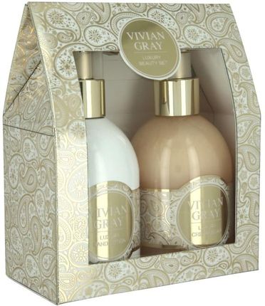 Vivian Gray Romance Sweet Vanilla Hand Lotion Balsam do rąk 250ml + Cream Soap Mydło w płynie 250ml