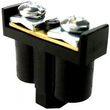 Zdjęcie Zacisk podwójny 2x1-4mm2 400V czarny 5906365208141 - Łask