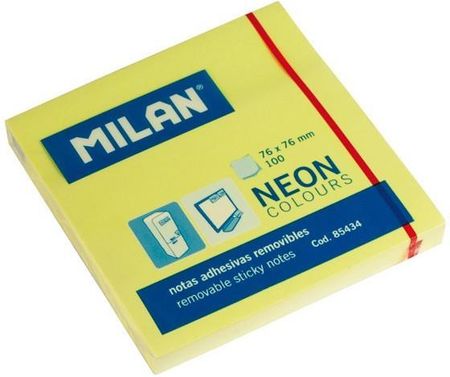 Milan Milan-Karteczki Samopneon Żółte75X75 85434