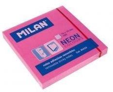 Milan Milan-Karteczki Samopneon Różowe 75X75 Op100 Szt 85432