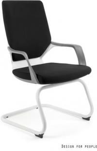 Unique Krzesło Biurowe Apollo Skid Czarno Białe (W901Bl418)