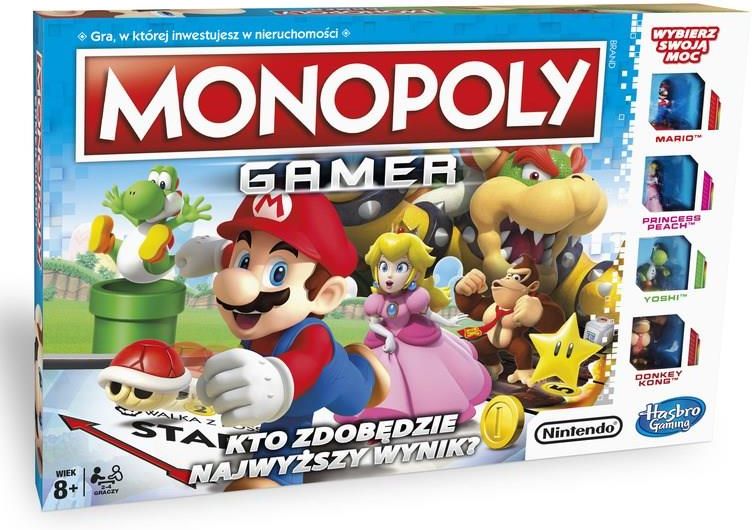 MONOPOLY GAMER MARIO KART GRA PO POLSKU NOWA 24H - 8545392211