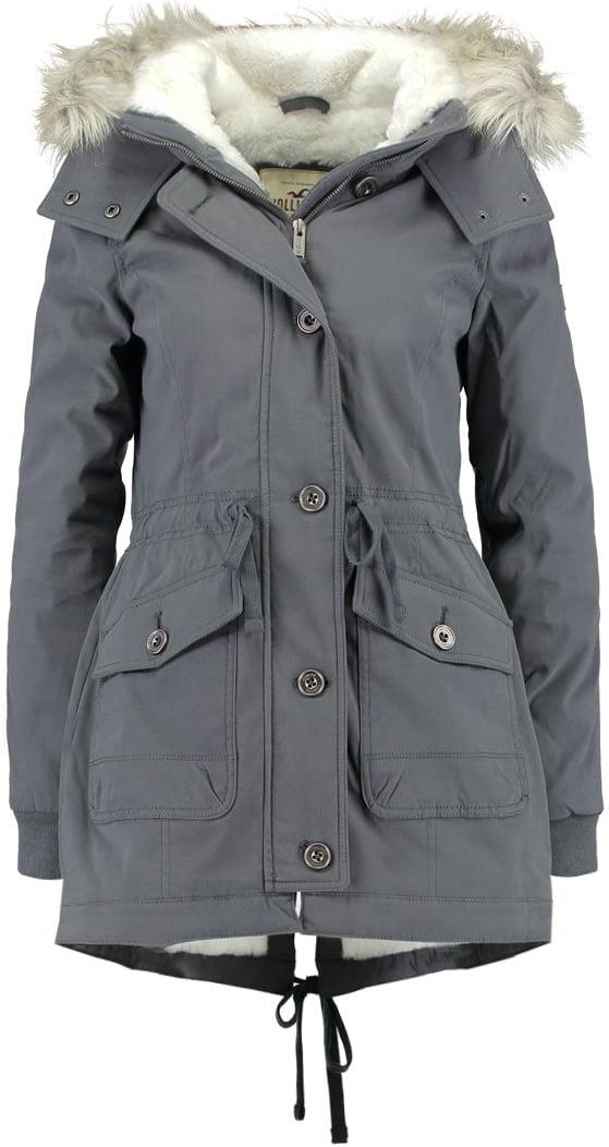 Hollister Co. TEDDY LINED Parka navy - Ceny i opinie 