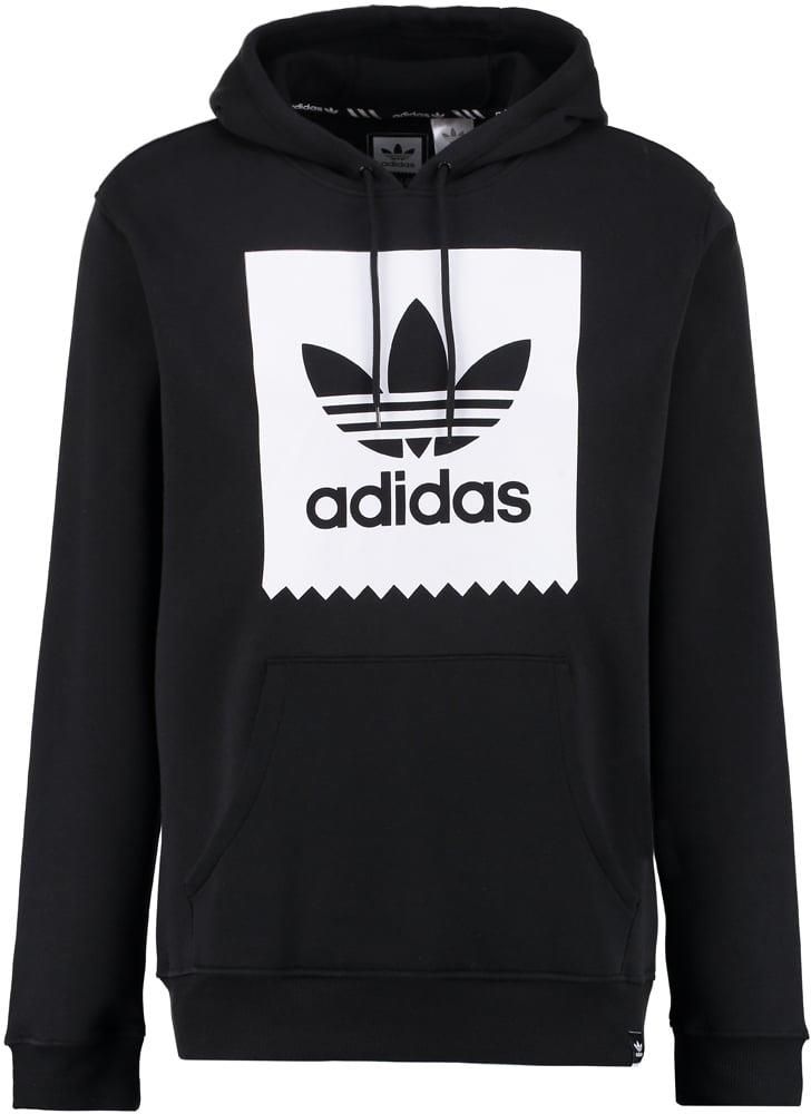 adidas Originals LOGO HOOD Bluza z kapturem blackwhite