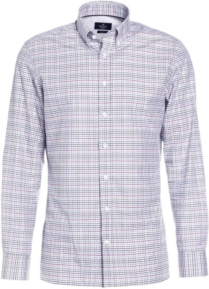 Hackett London SLIM FIT Koszula greygreen Ceny i opinie Ekskluzywne koszule męskie Hackett London w ZALANDO Premium