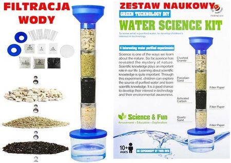 Lean Toys Zestaw Doświadczalny Filtracja Wody Filtr Piaskowy