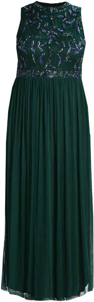 Lace & Beads Curvy KAARA MAXI Długa sukienka bottle green ...