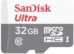 Karta pamięci do aparatu SanDisk MicroSDHC 32GB Ultra Class 10 (SDSQUNS032GGN3MN) - zdjęcie 1
