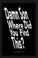 Zdjęcie Damn Son Where Did You Find This? A Book About Us Hiphop Mixtape Cover Art - Gdynia