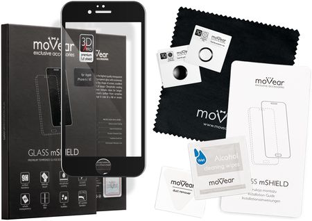 moVear Szkło hartowane 3D X-PRO iPhone 6/6s na Cały Ekran (A0IP6G3X14ABK)