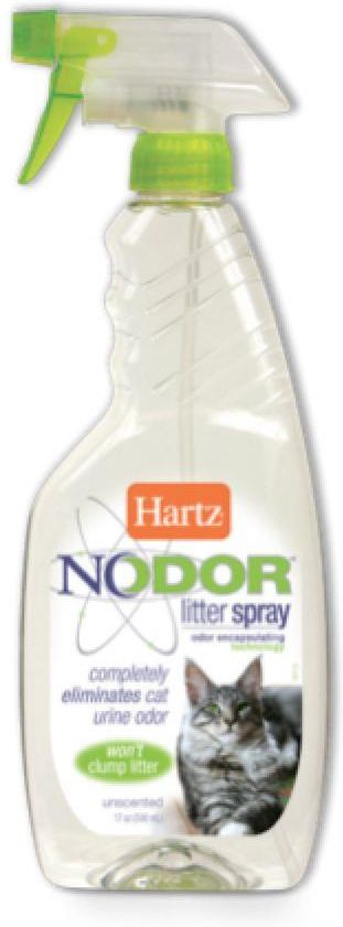 Hartz nodor litter on sale spray