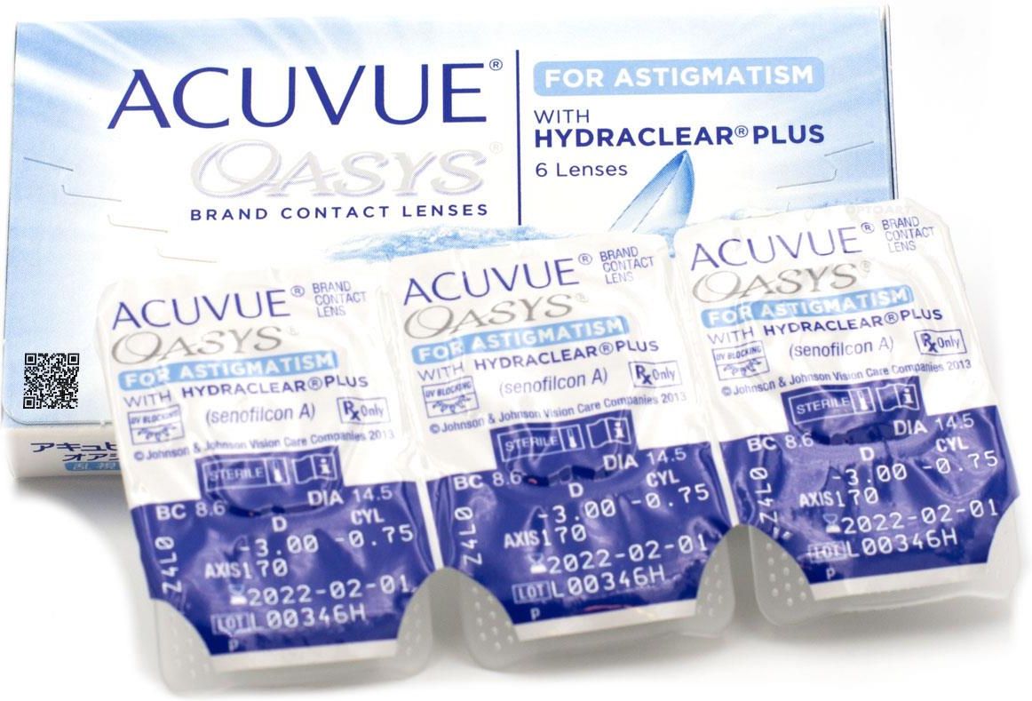 Soczewki Acuvue Oasys With Hydraclear Plus For Astigmatism 6 Szt Opinie I Ceny Na Ceneo Pl