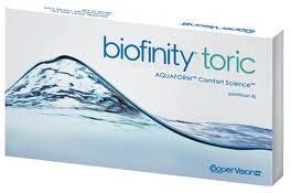 Biofinity toric 3 szt.  (0,0do -6,00D)