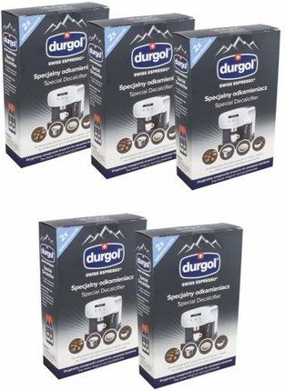 Durgol Swiss Espresso Profesjonalny Odkamieniacz Do Ekspresów Ciśnieniowych 2X125Ml (Razem 10 Butelek 125Ml)