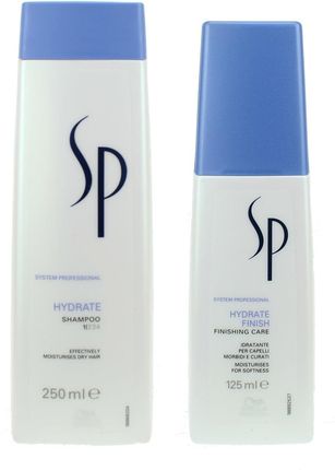 Wella Zestaw nawilżający SP Hydrate Finish spray nawilżający 125ml + szampon nawilżający 250ml