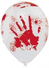 Zdjęcie amscan Balony lateksowe Krwawa dłoń 28cm 6szt - Golub-Dobrzyń