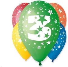 Zdjęcie go Balony pastelowe z nadrukiem 3 mix 30cm 5szt - Katowice