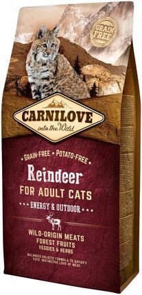 Carnilove Cat Reindeer Energy & Outdoor 2x6kg