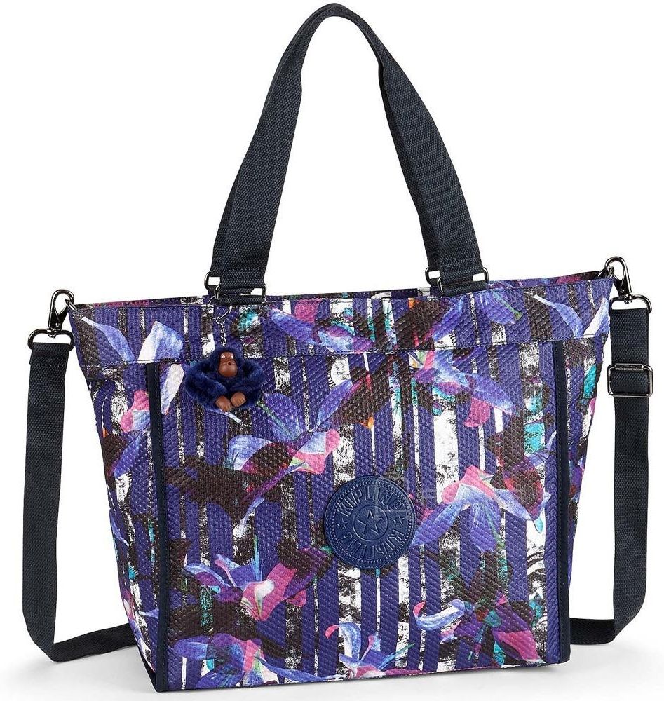 Kipling NEW SHOPPER L torba damska na ramię Urban Flower Kipling NEW SHOPPER L torba damska na ramię Urban Flower