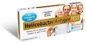 Hydrex Helicobacter Antygen Test Wykrywa Aktualne Zakażenie Bakterią Helicobacter Pylori 1 Szt