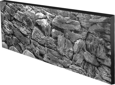 Tło Strukturalne 3D do akwarium skała szara 150x50