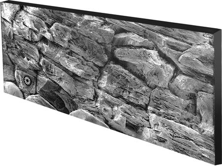 Tło Strukturalne 3D do akwarium skała szara 100x40