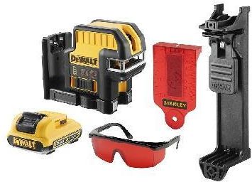 Dewalt Dce0825D1R-Qw Laser 5-Punktowy Krzyżowy – Czerwony, Aku 10.8V 2Ah Dcb127-Xj, Ładowarka Dcb107-Qw