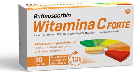 Rutinoscorbin Witamina C Forte 30 kapsułek