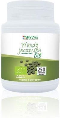 Młody jęczmień BIO 500mg 250 tabletek MYVITA