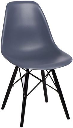 D2 Krzesło P016W Pp Dark Grey Black