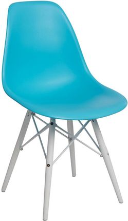 D2 Krzesło P016W Pp Ocean Blue White