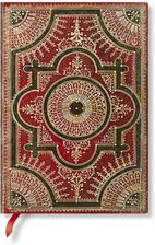 Zdjęcie Paperblanks Notatnik Ventaglio Rosso Kraft Flexis Midi Linia - Kłecko