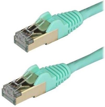 StarTech Patchcord kat.6A STP 3m Błękitny (6ASPAT3MAQ)