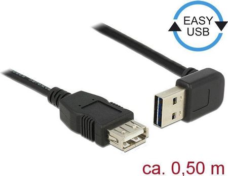 Delock przed u aj cy Easy USB 0 5m Czarny 85185 Opinie i ceny