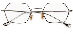 GEOMETRYCZNE okulary ZERÓWKI z ANTYREFLEKSEM 2154 - zdjęcie 1