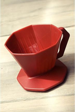Bialetti Coffee Dripper Plastikowy Czerwony rozmiar 1-4 filiżanki