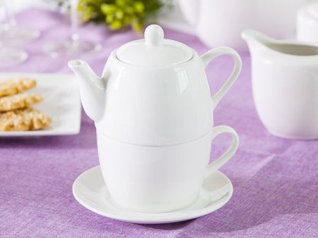 Altom Design Zestaw Tea For One (Czajniczek I Filiżanka) Porcelana Altom Regular