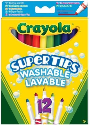 Crayola Flamastry Supertips Pastelowe 12 Szt