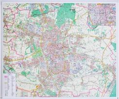 Zdjęcie Demart Łódź Mapa Ścienna 1:20 000 - Piotrków Trybunalski