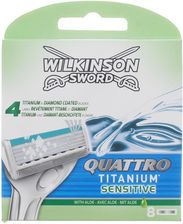 Wilkinson Quattro Titanium Sensitive M  do maszynki do golenia 8szt - Ostrza do maszynek