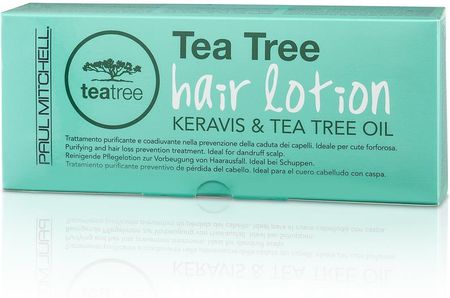 Paul Mitchell Tea Tree Keravis and Tea Tree Oil kuracja rewitalizująca do włosów normalnych i tłustych 12x6ml