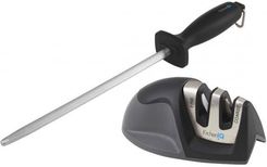 Zdjęcie Kitcheniq Ostrzarka Dwustopniowa Mini + Stalka (Sm50068+44) - Wiązów