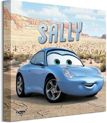 Cars, Samochody, Sally - obraz na płótnie 40x40