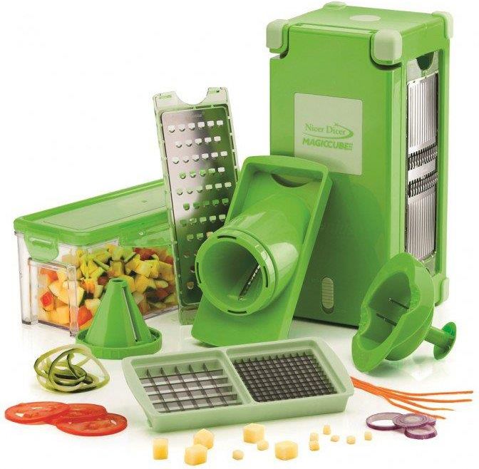 Nicer Dicer MAGICUBE 緑 Nicer Dicer Magic Cube Wielofunkcyjna Szatkownica - Opinie i