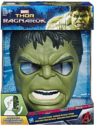 Hasbro Marvel Avengers Ruchoma maska bohatera Hulk B9973