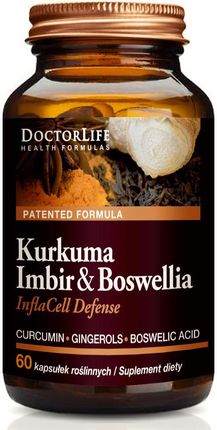 Doctor Life, Cell defense Infla, Kurkuma, Boswellia, Imbir, 60 kaps