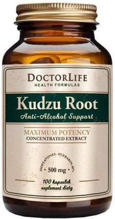 Doctor Life, Kudzu Root, ekstrakt standaryzowany 500mg, 100 kaps